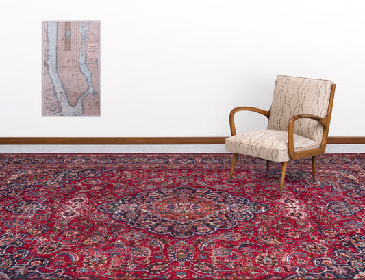 Vintage Rugs by Piginda: Timeless Beauty for Your Home,9'9" x 12'8"