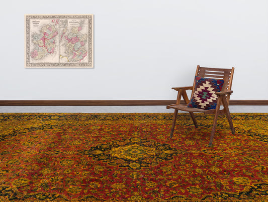 Vintage Rugs by Piginda: Timeless Beauty for Your Home,Epir Yellow